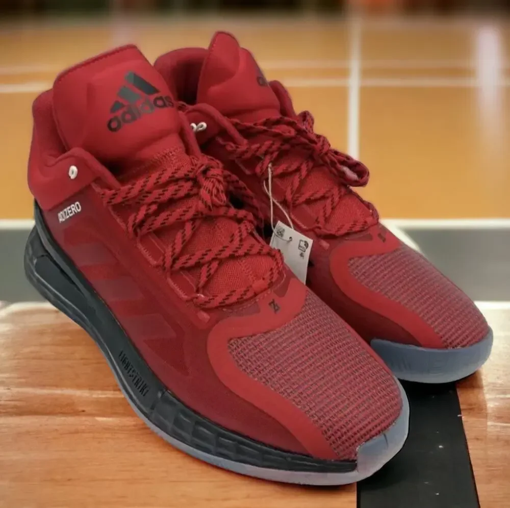 Adidas D Rose NBA Brenda Basketball Shoes Scarlet Core Red Black Mens 8 NEW